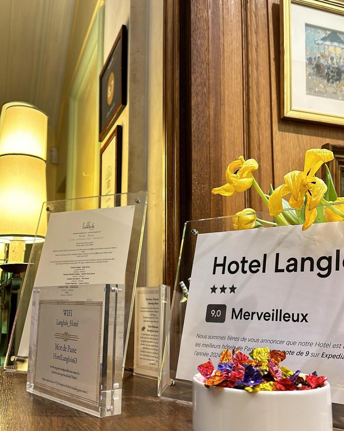 Hotel Langlois Paris Exterior photo